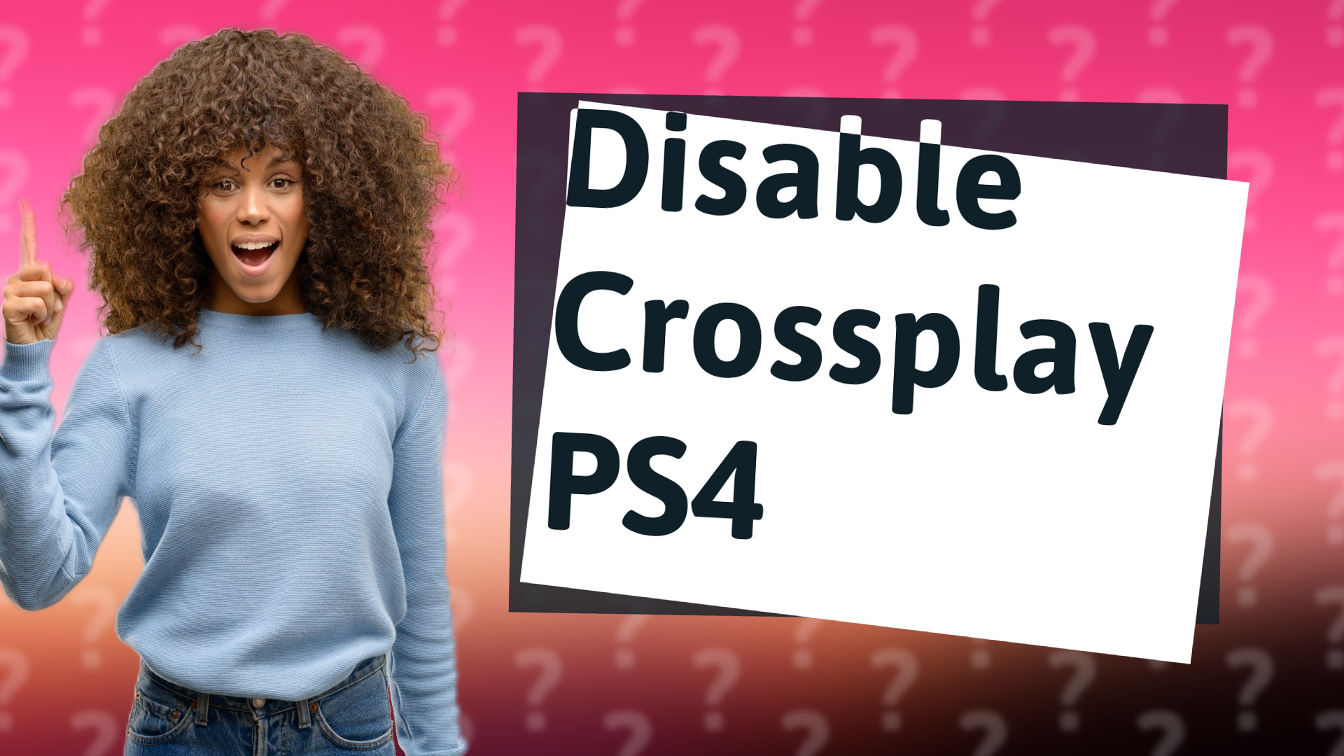 Disable Crossplay PS4