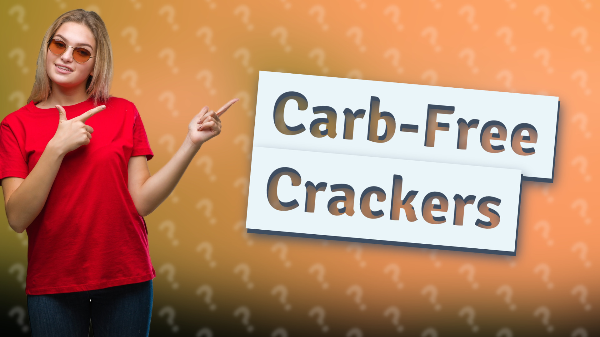Carb-Free Crackers