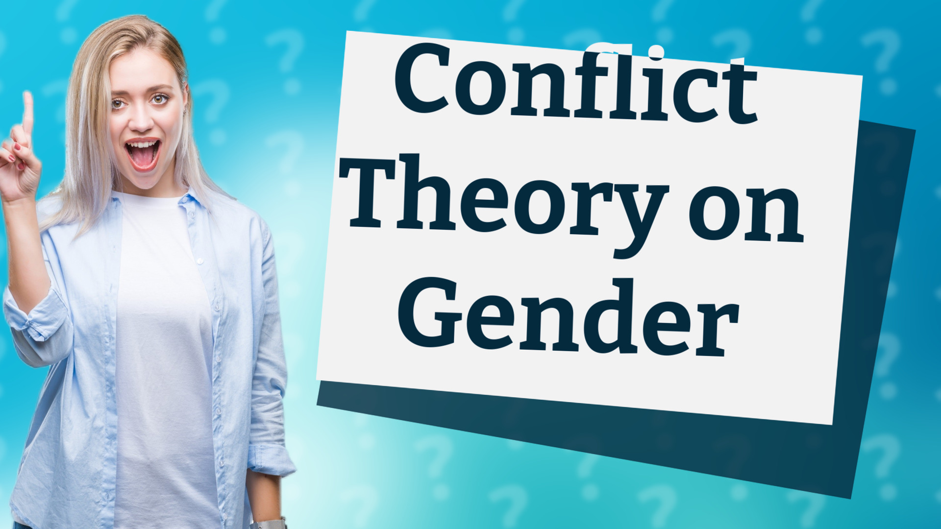 Conflict Theory on Gender
