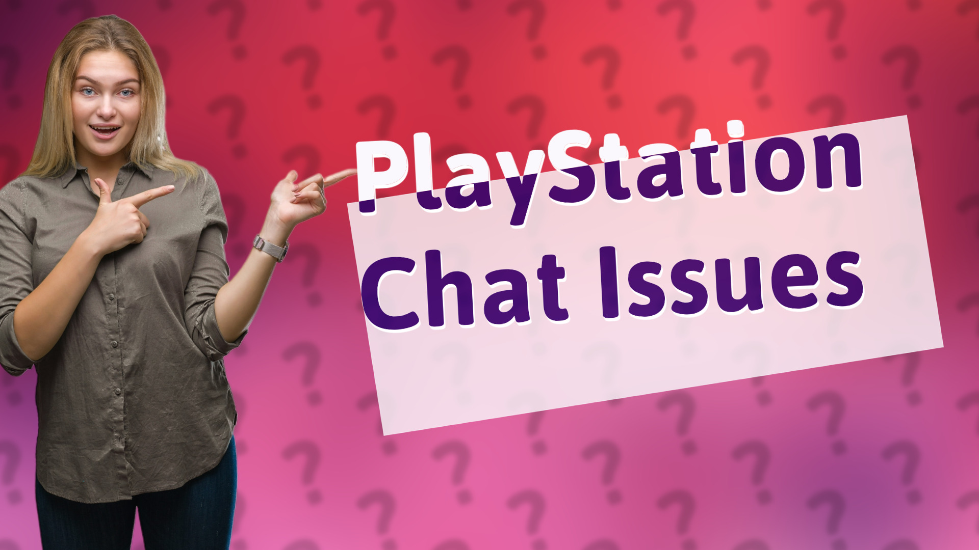 PlayStation Chat Issues