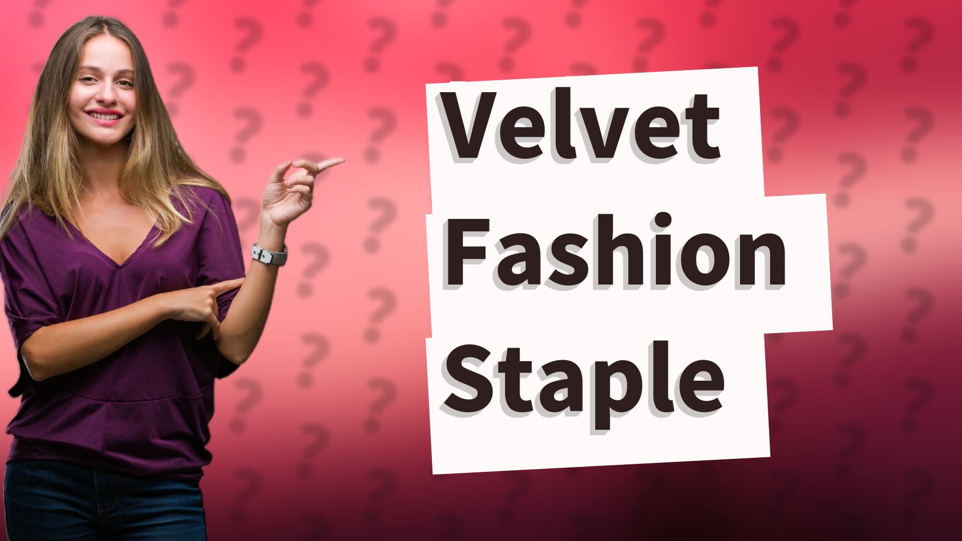 Velvet Fashion Staple