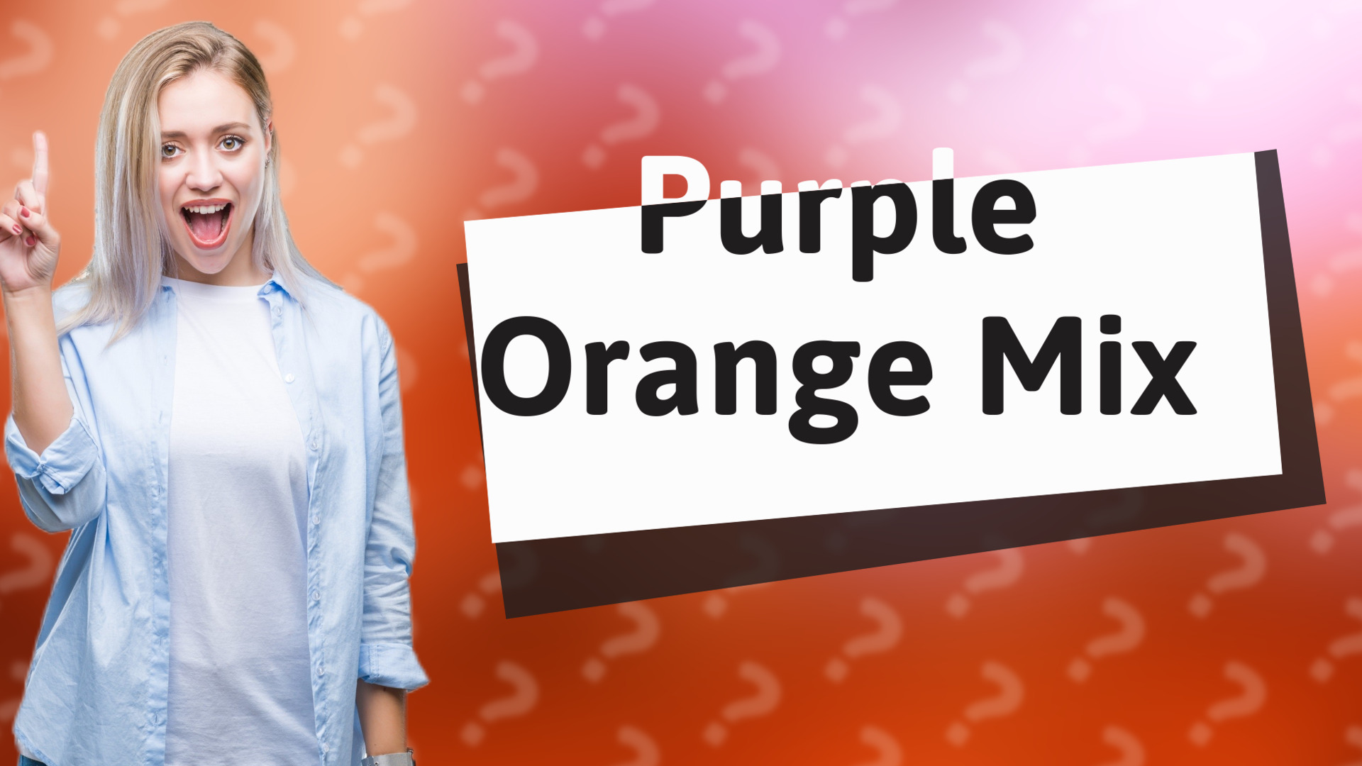 Purple Orange Mix