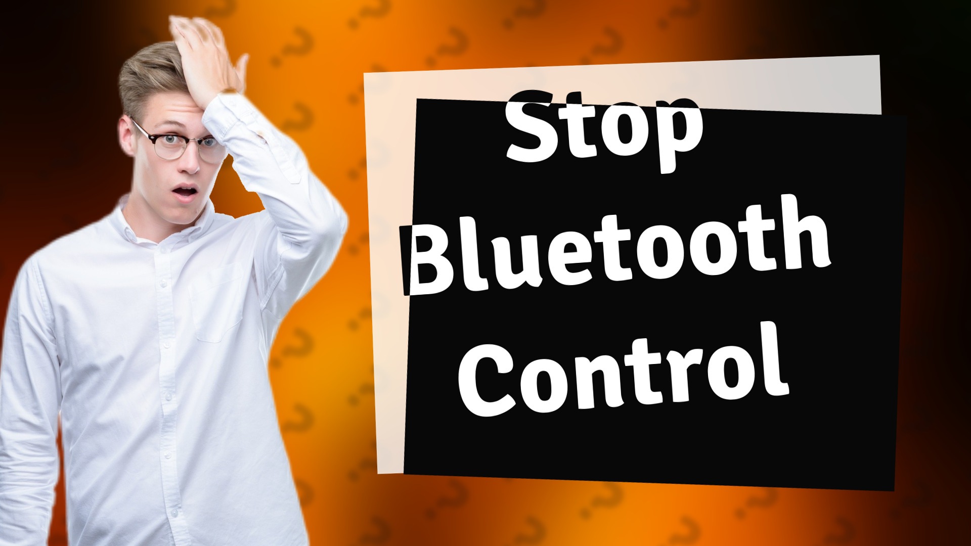 Stop Bluetooth Control