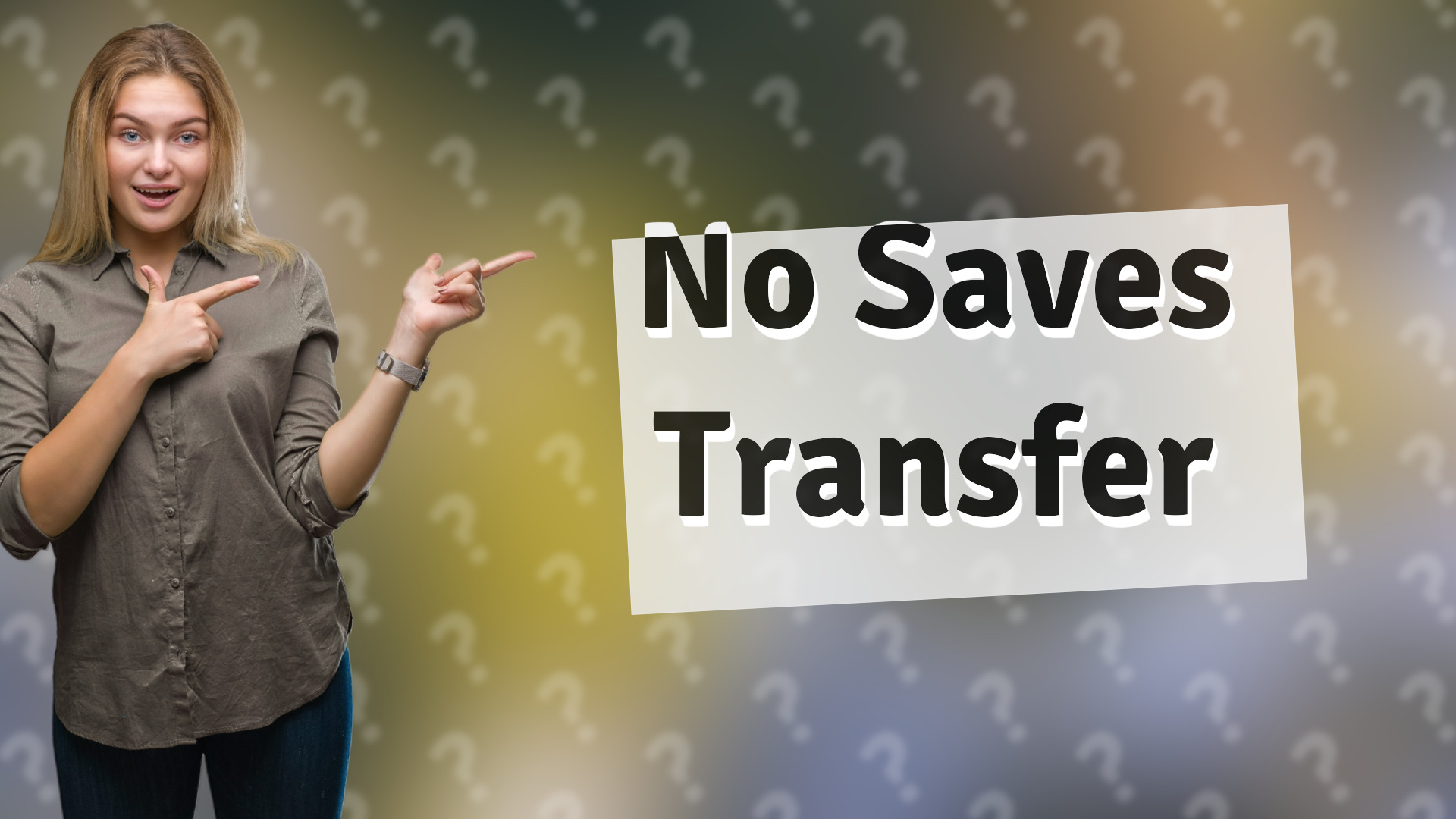 No Saves Transfer