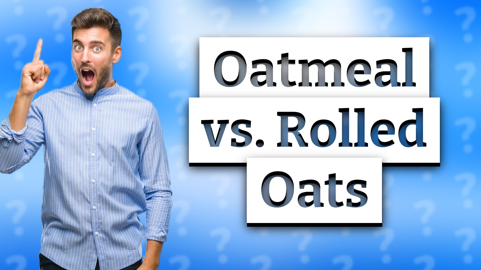 Oatmeal vs. Rolled Oats