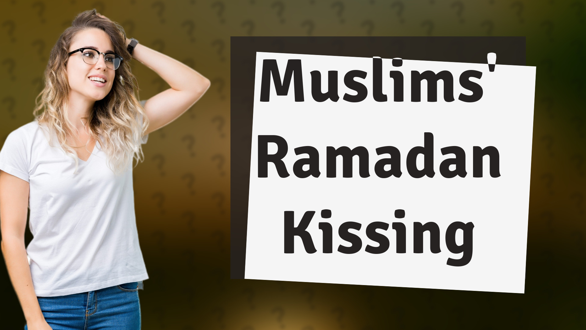 Muslims' Ramadan Kissing
