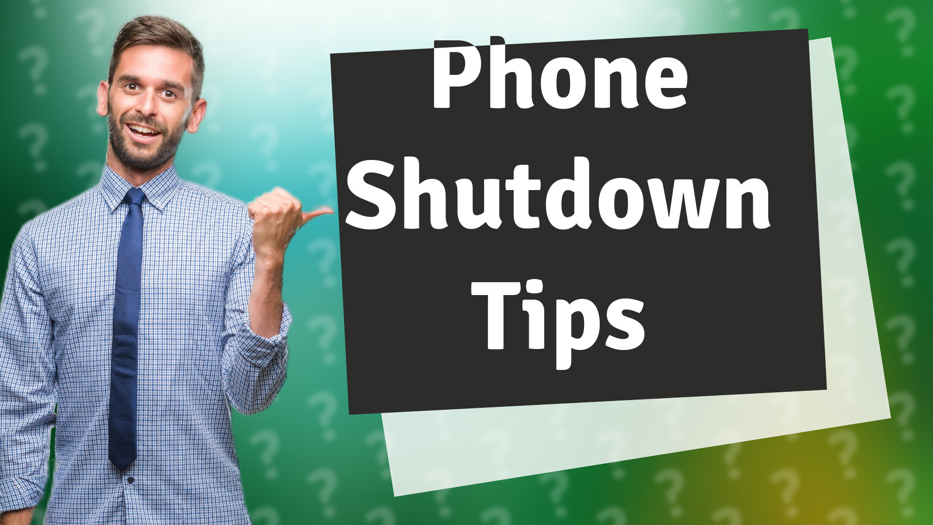 Phone Shutdown Tips