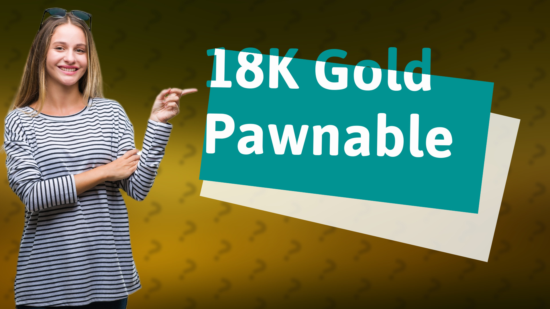 18K Gold Pawnable