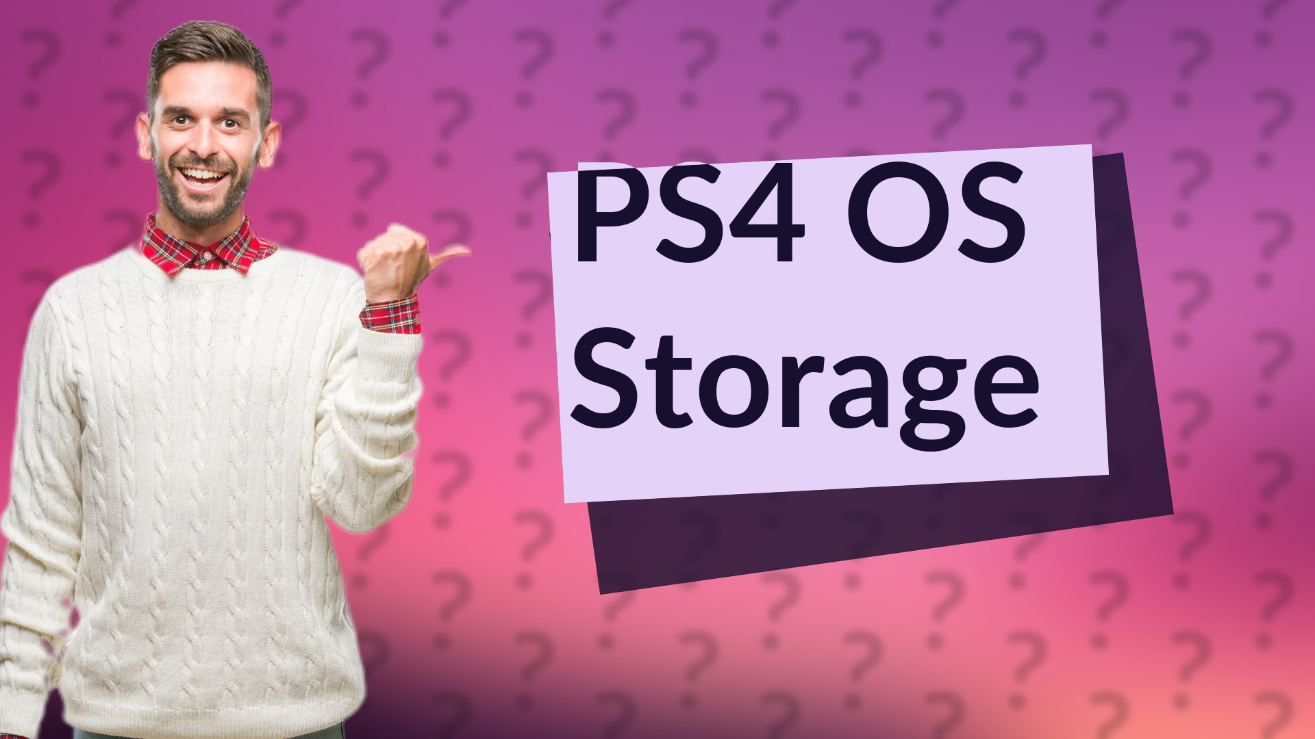 PS4 OS Storage