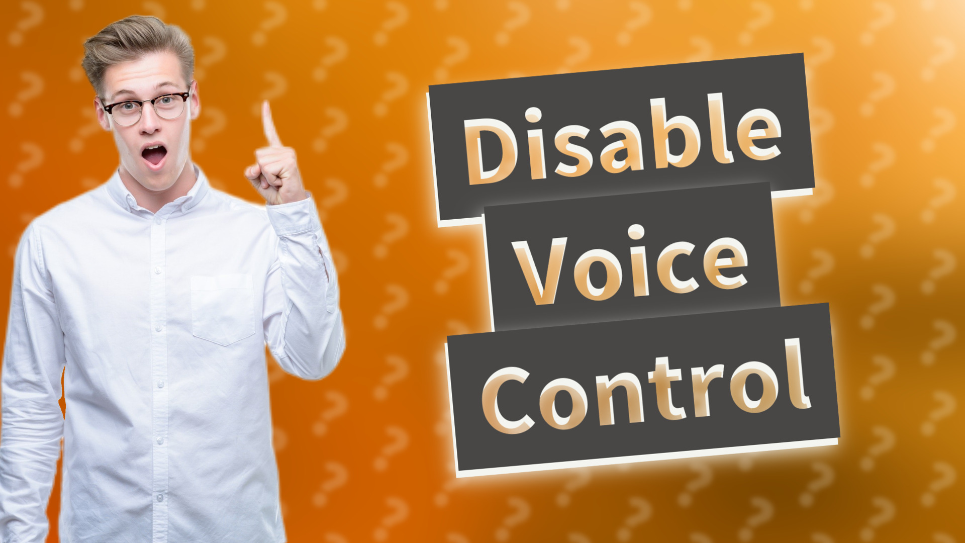 Disable Voice Control