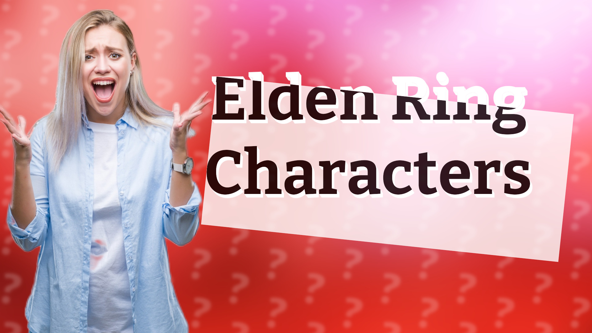Elden Ring Characters