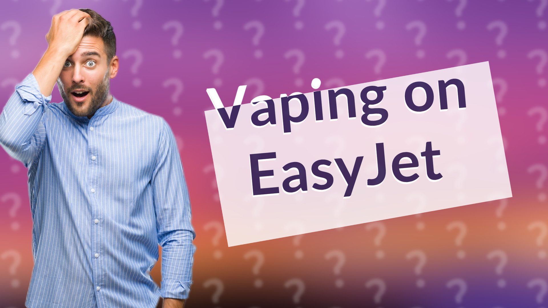Vaping on EasyJet