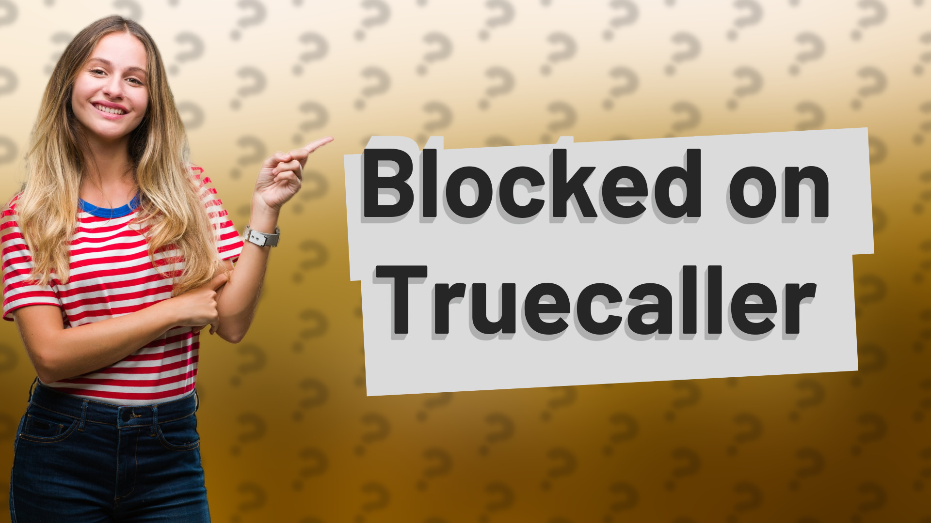 Blocked on Truecaller