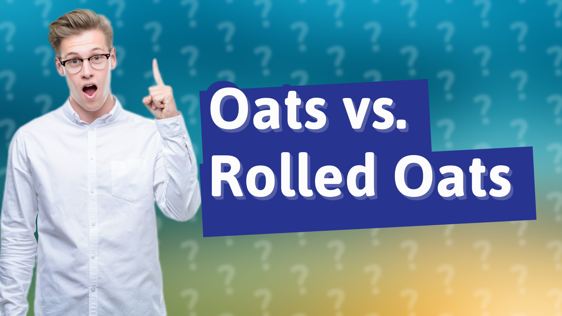 Oats vs. Rolled Oats