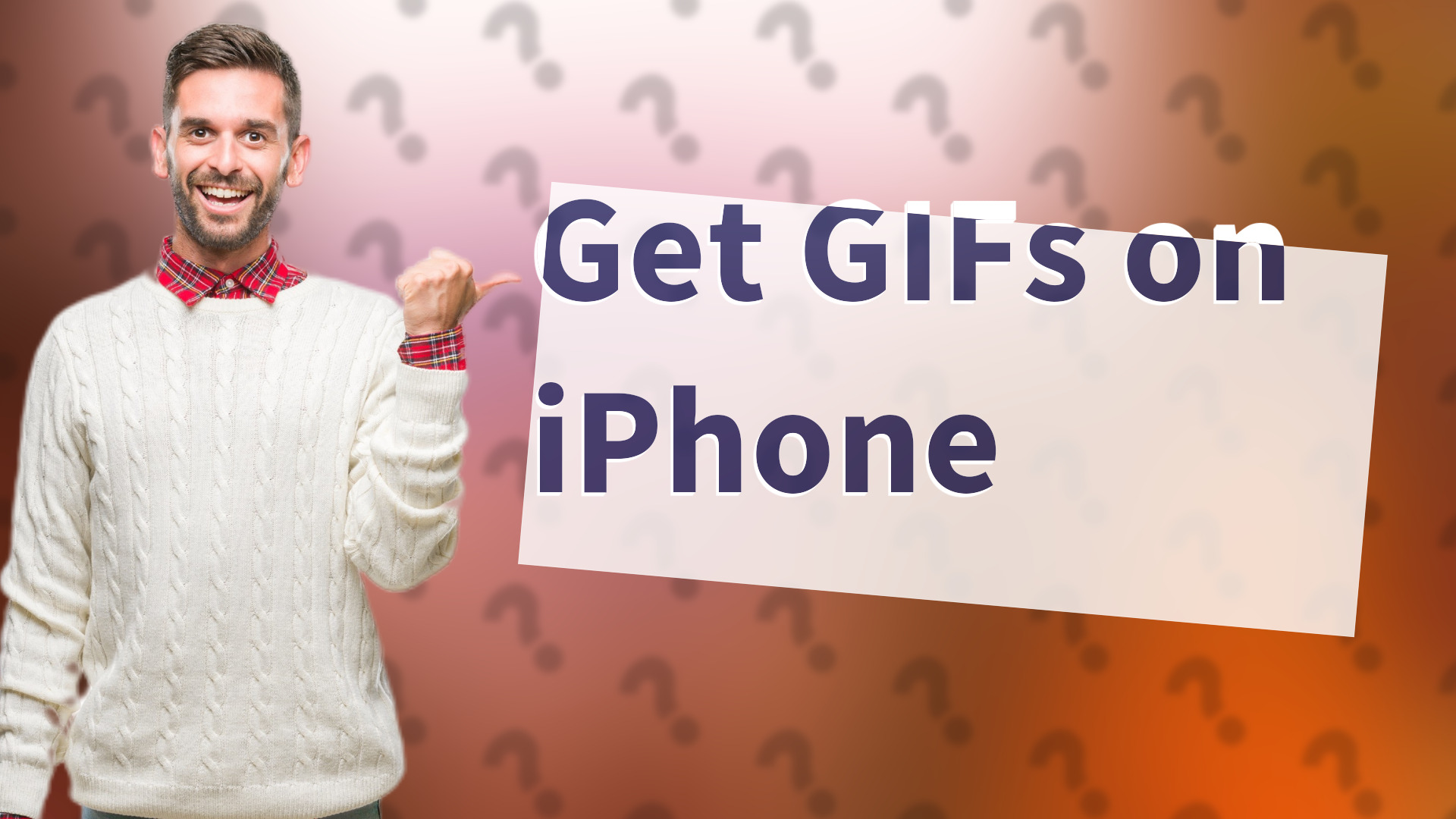 Get GIFs on iPhone