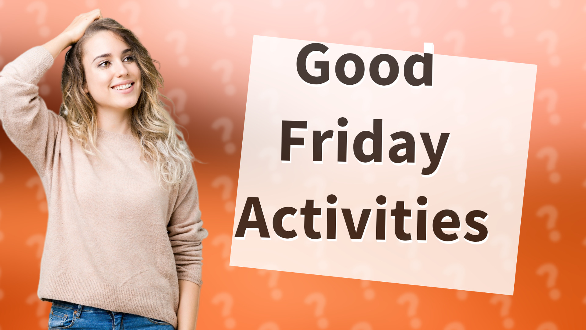 Good Friday Activities