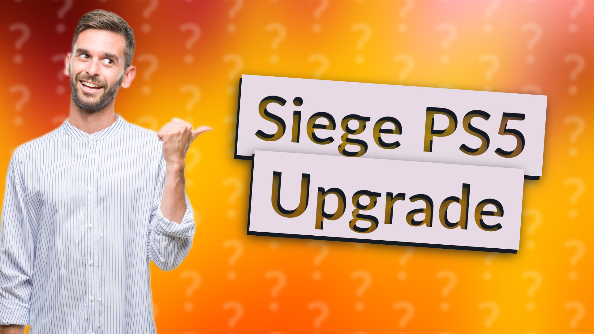 Siege PS5 Upgrade