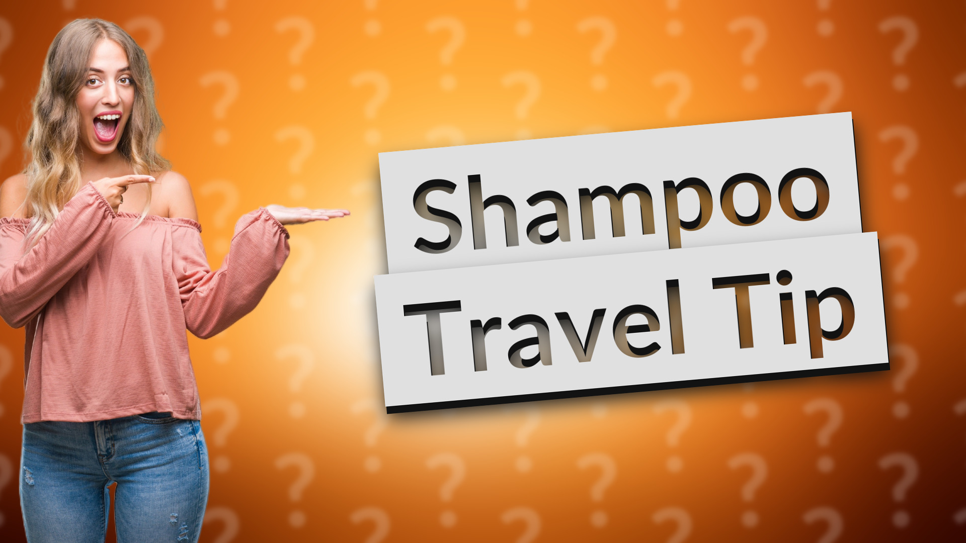Shampoo Travel Tip