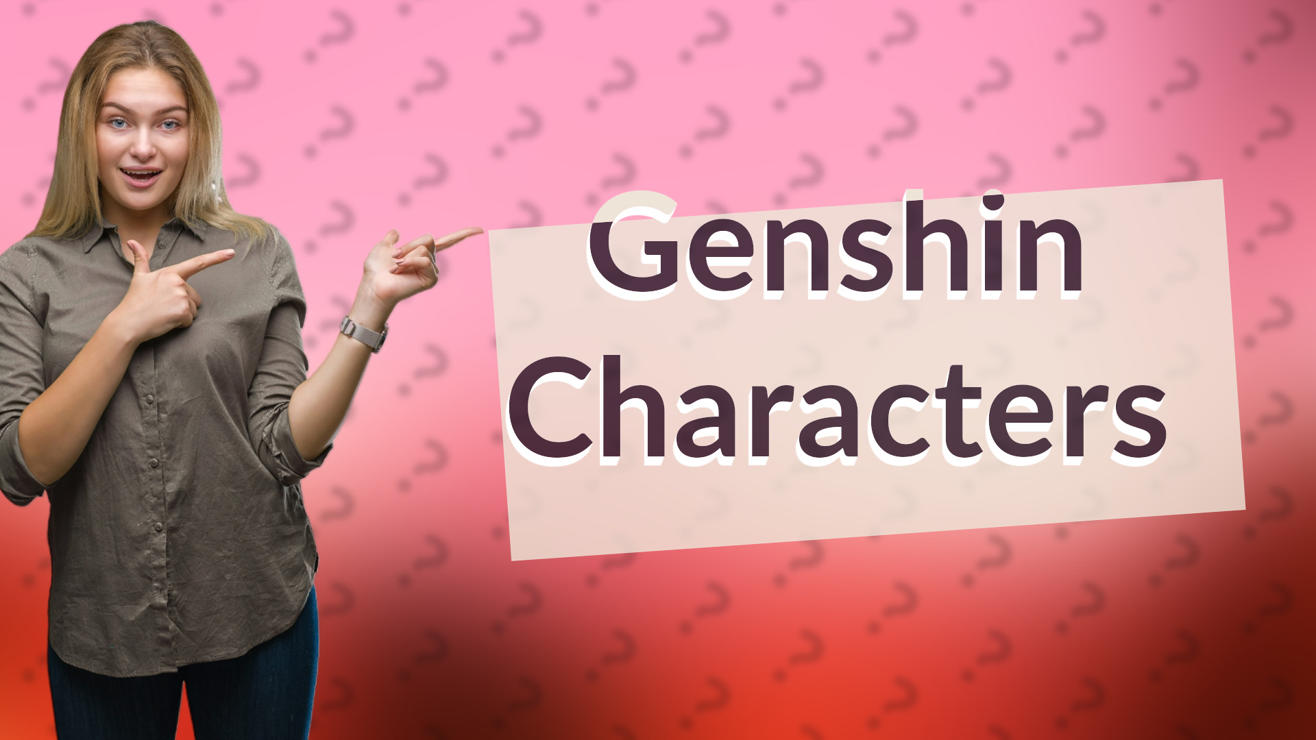 Genshin Characters
