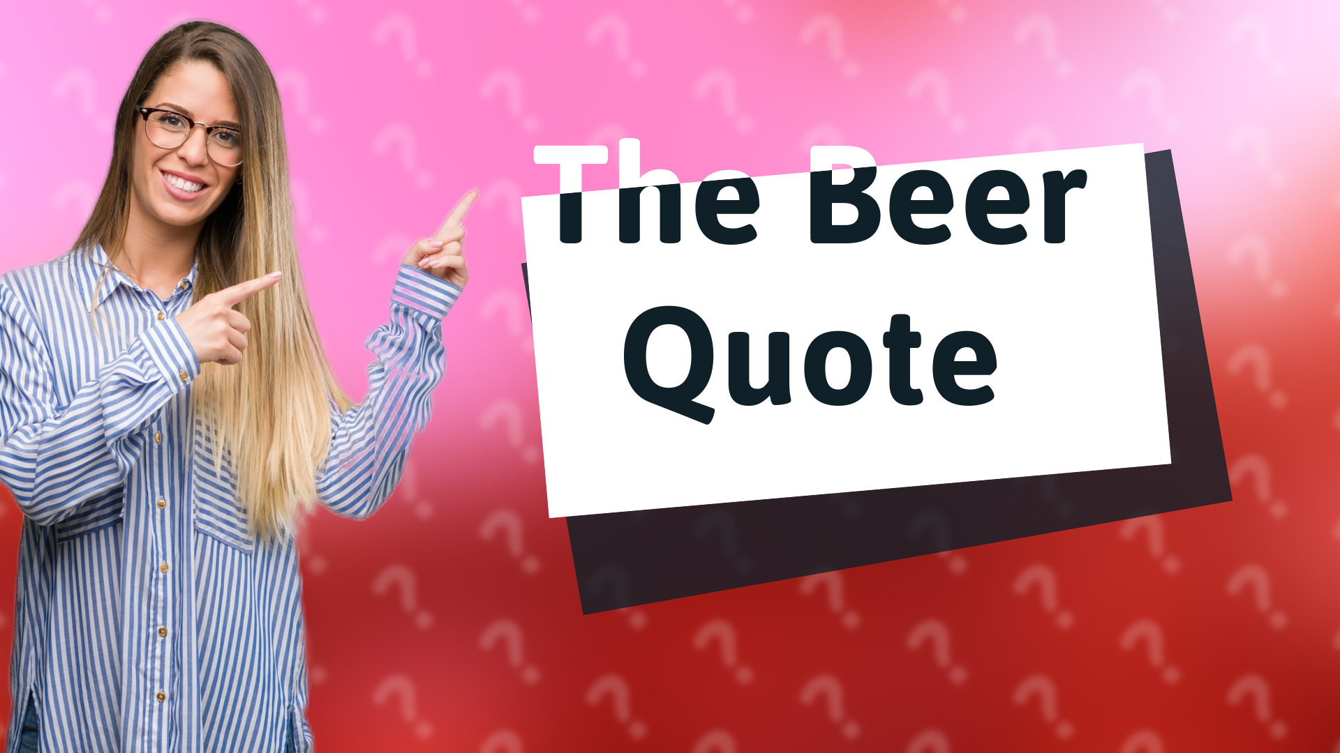 The Beer Quote