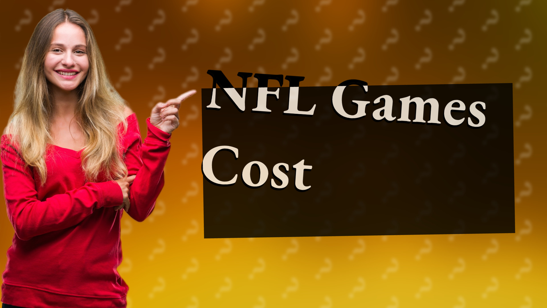 NFL Games Cost