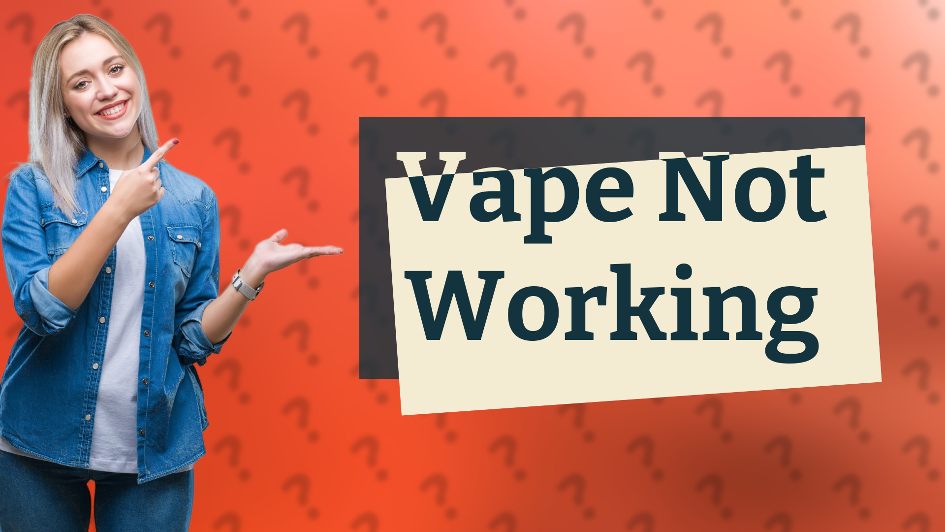 Vape Not Working