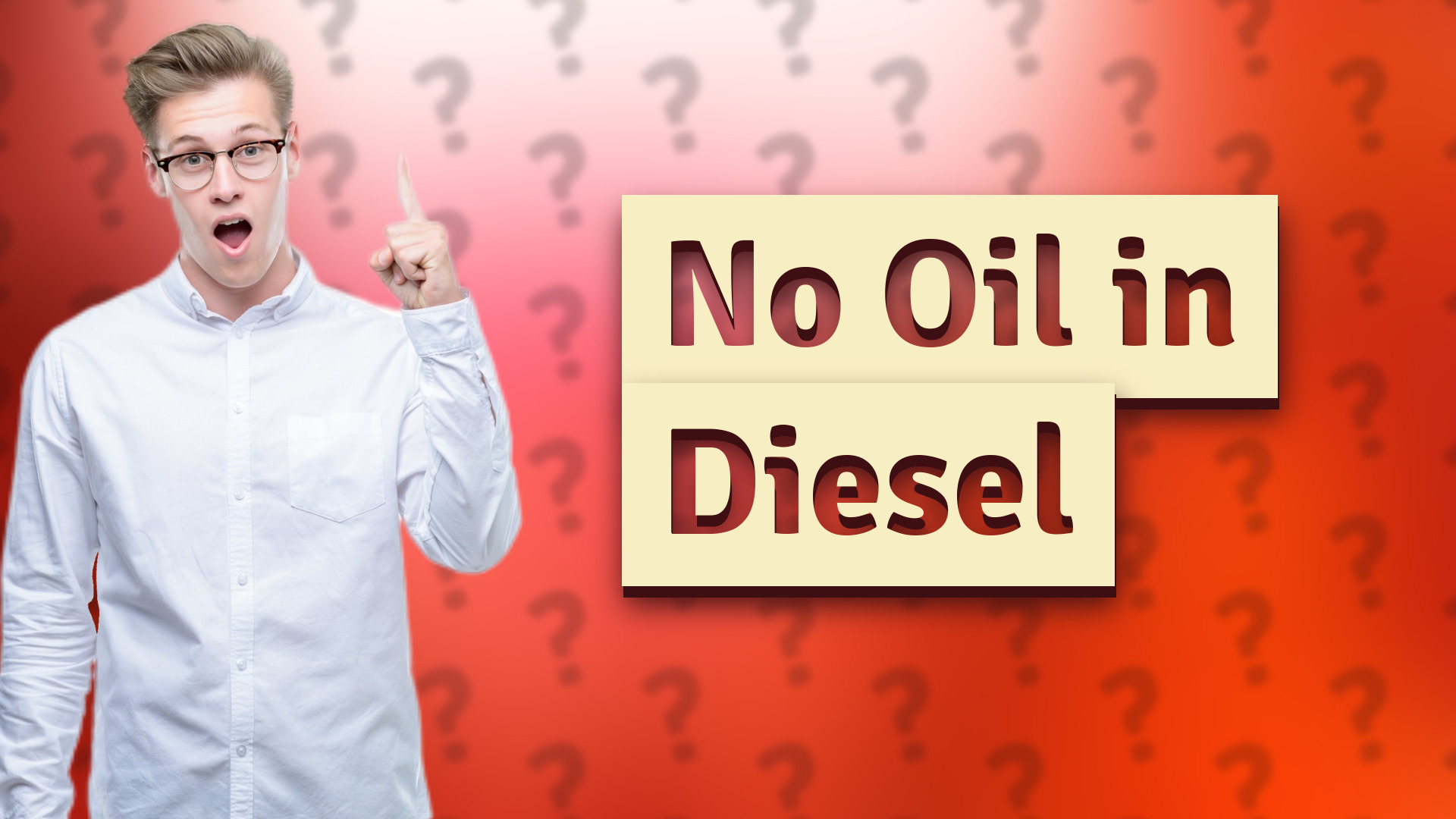 No Oil in Diesel