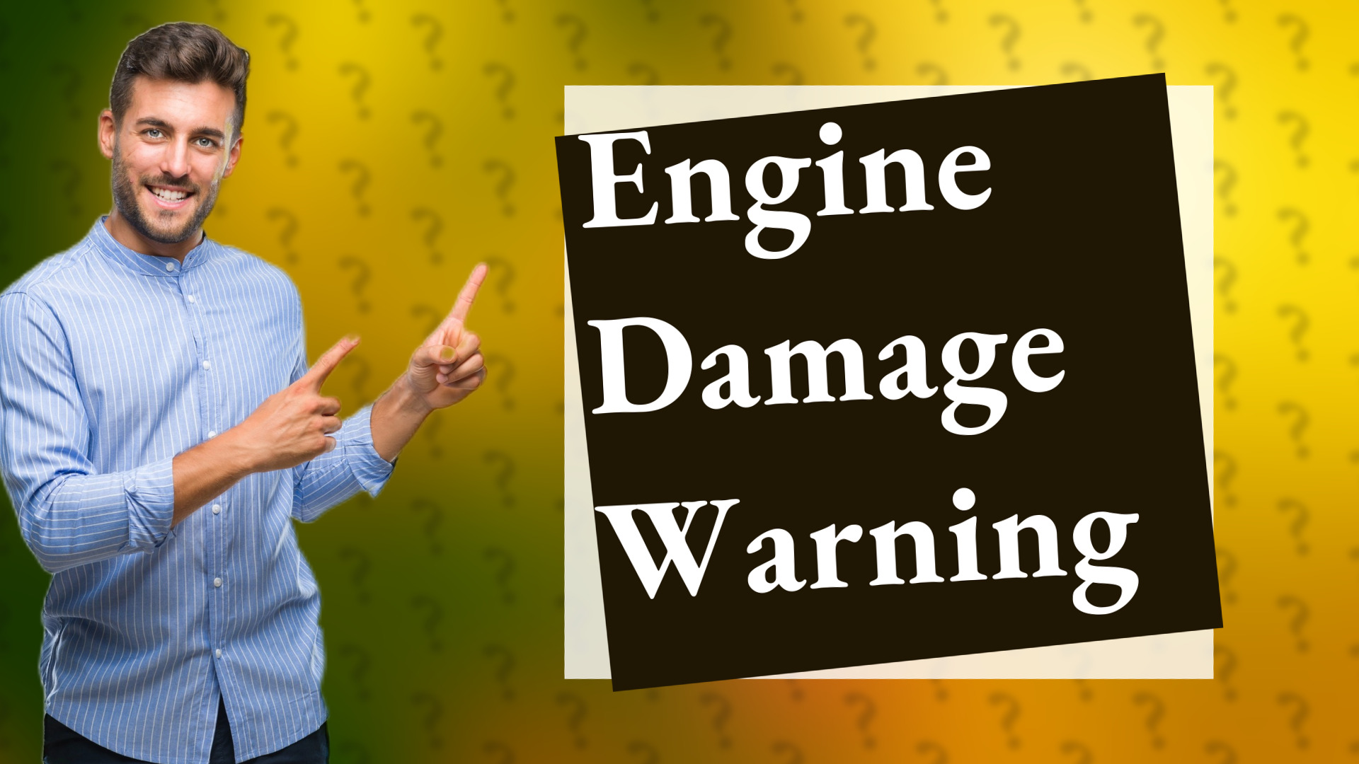Engine Damage Warning
