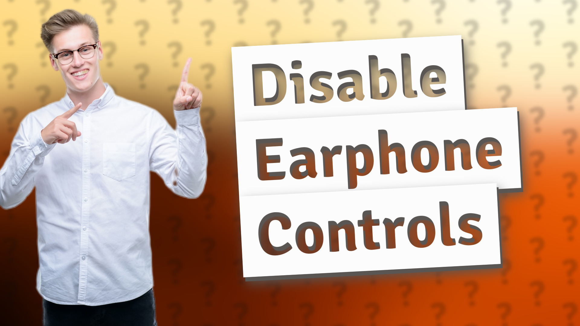 Disable Earphone Controls