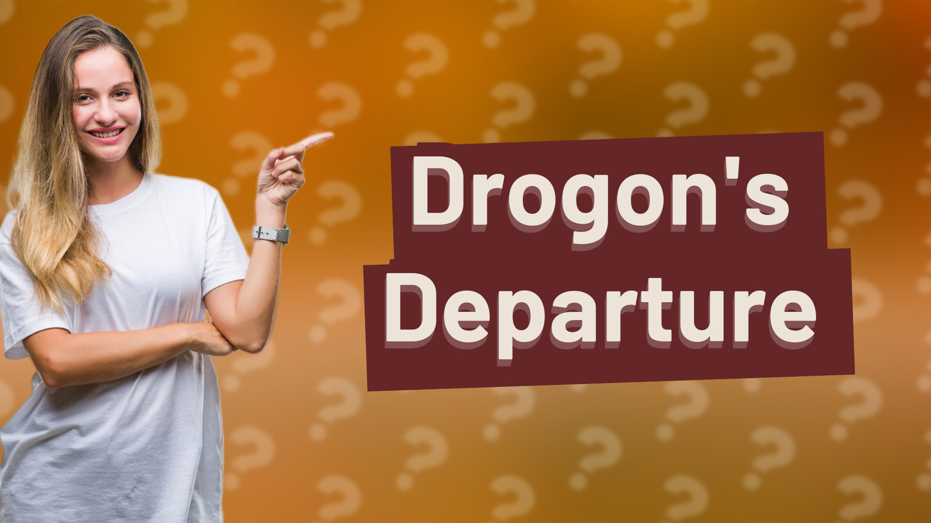 Drogon's Departure