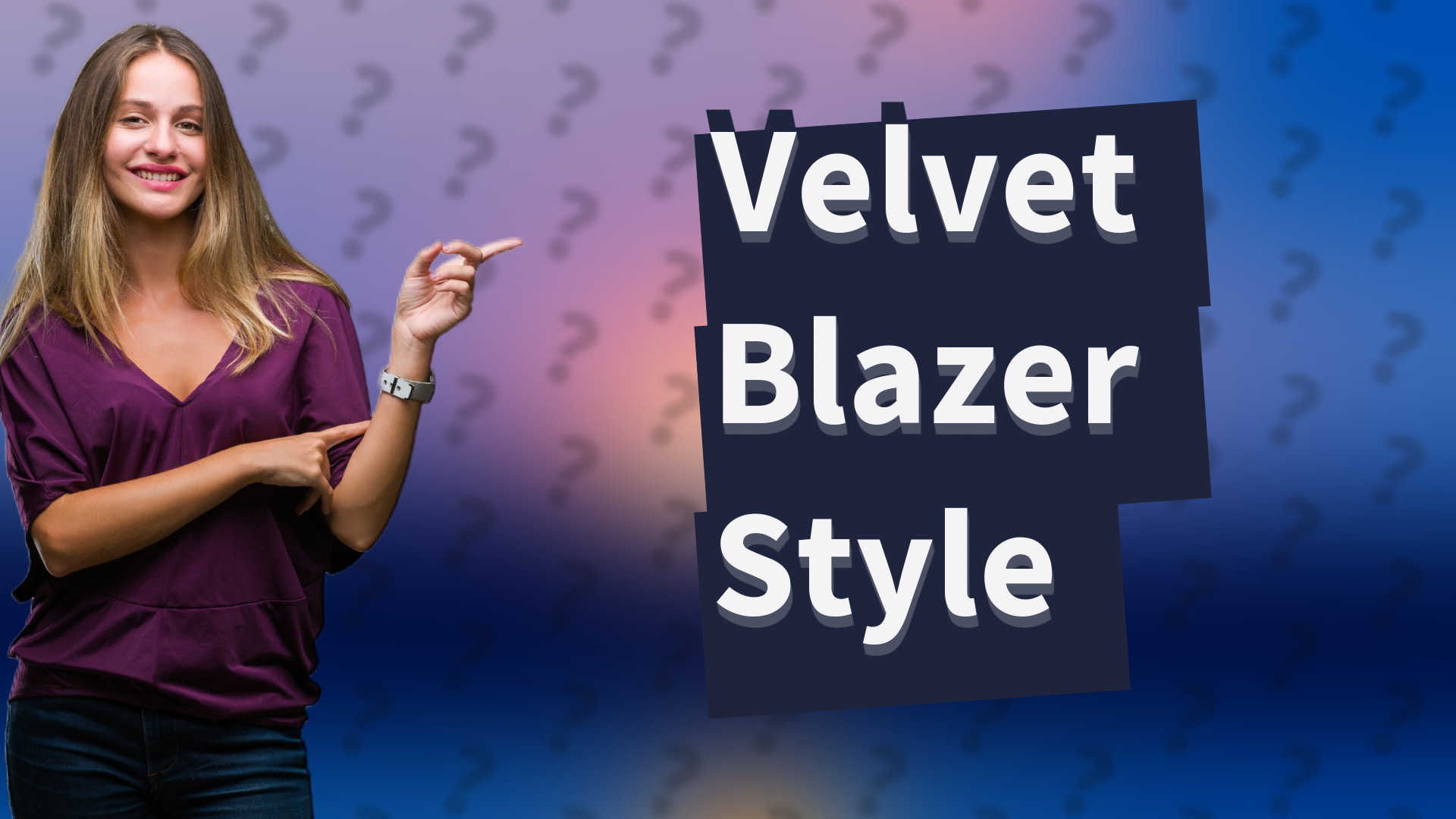 Velvet Blazer Style