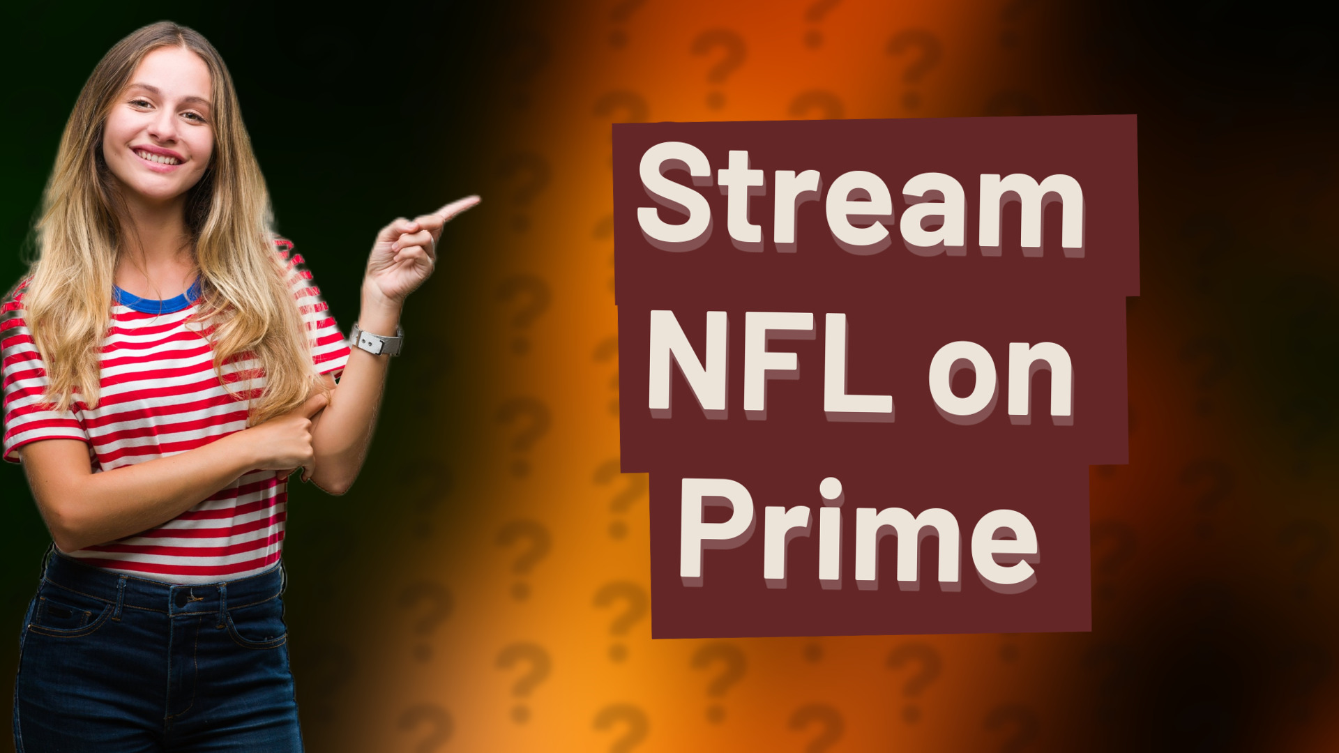 Stream NFL on Prime