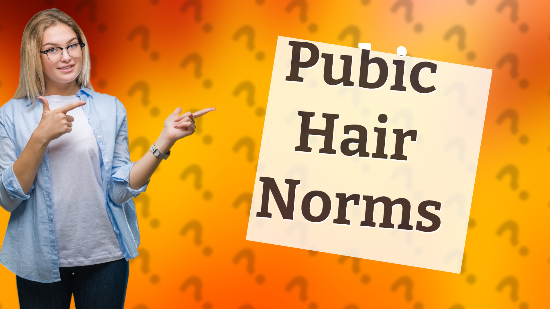 Pubic Hair Norms