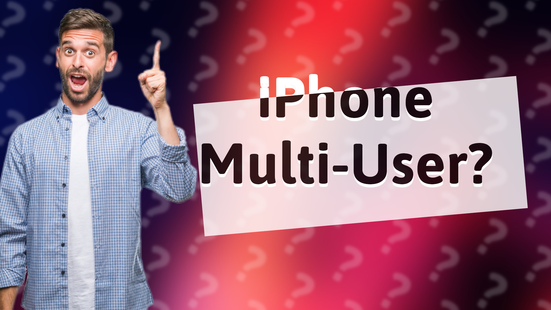 iPhone Multi-User?