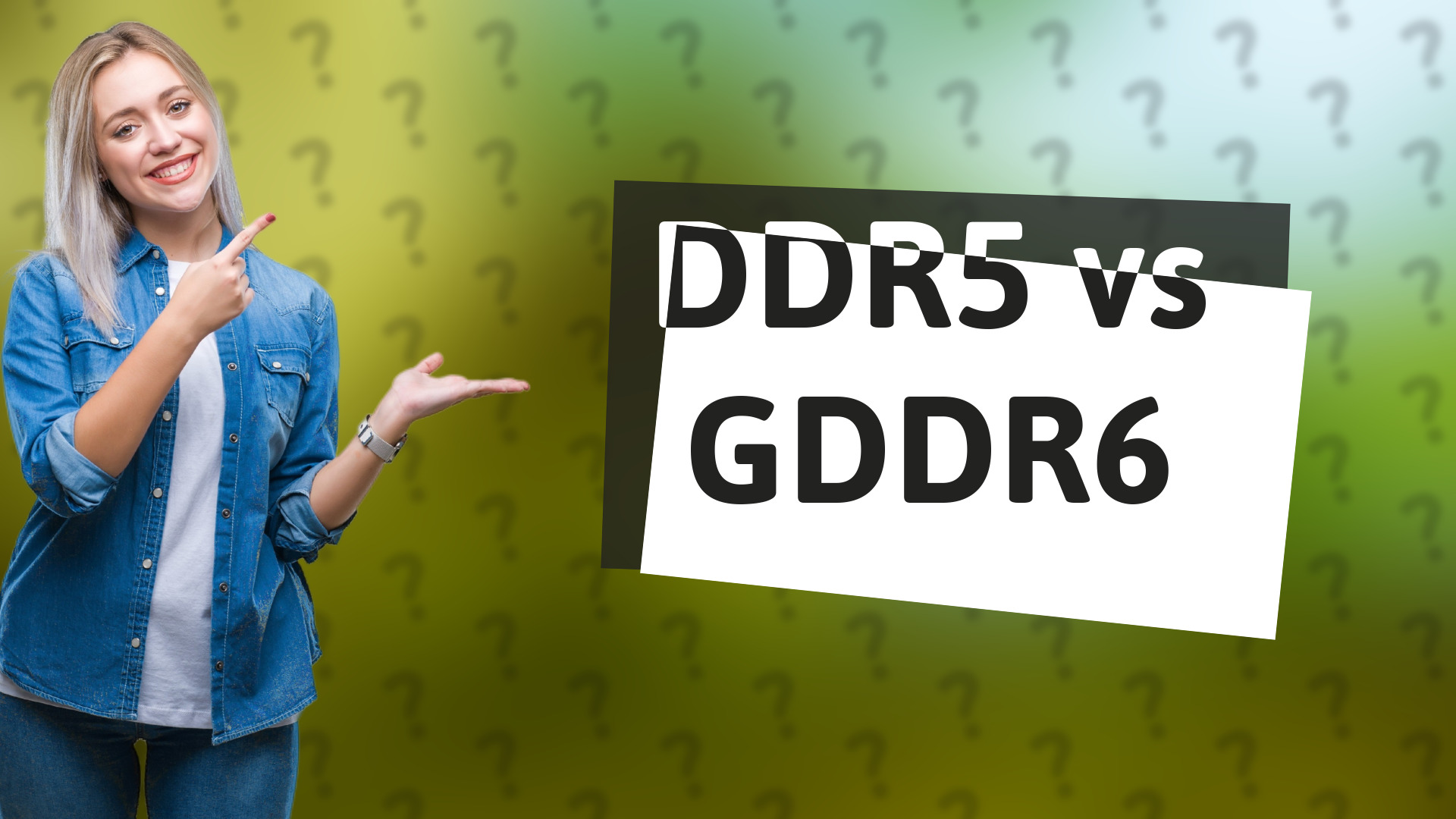 DDR5 vs GDDR6