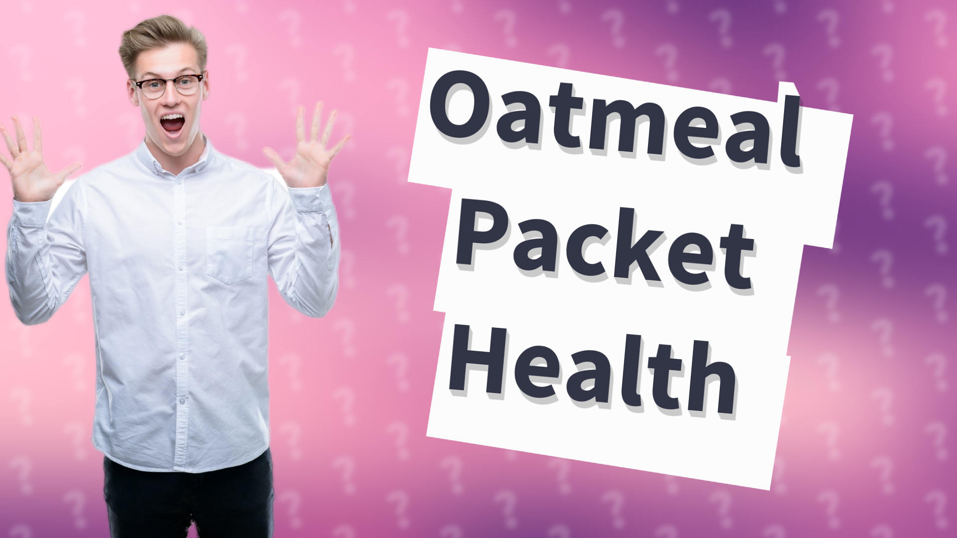 Oatmeal Packet Health