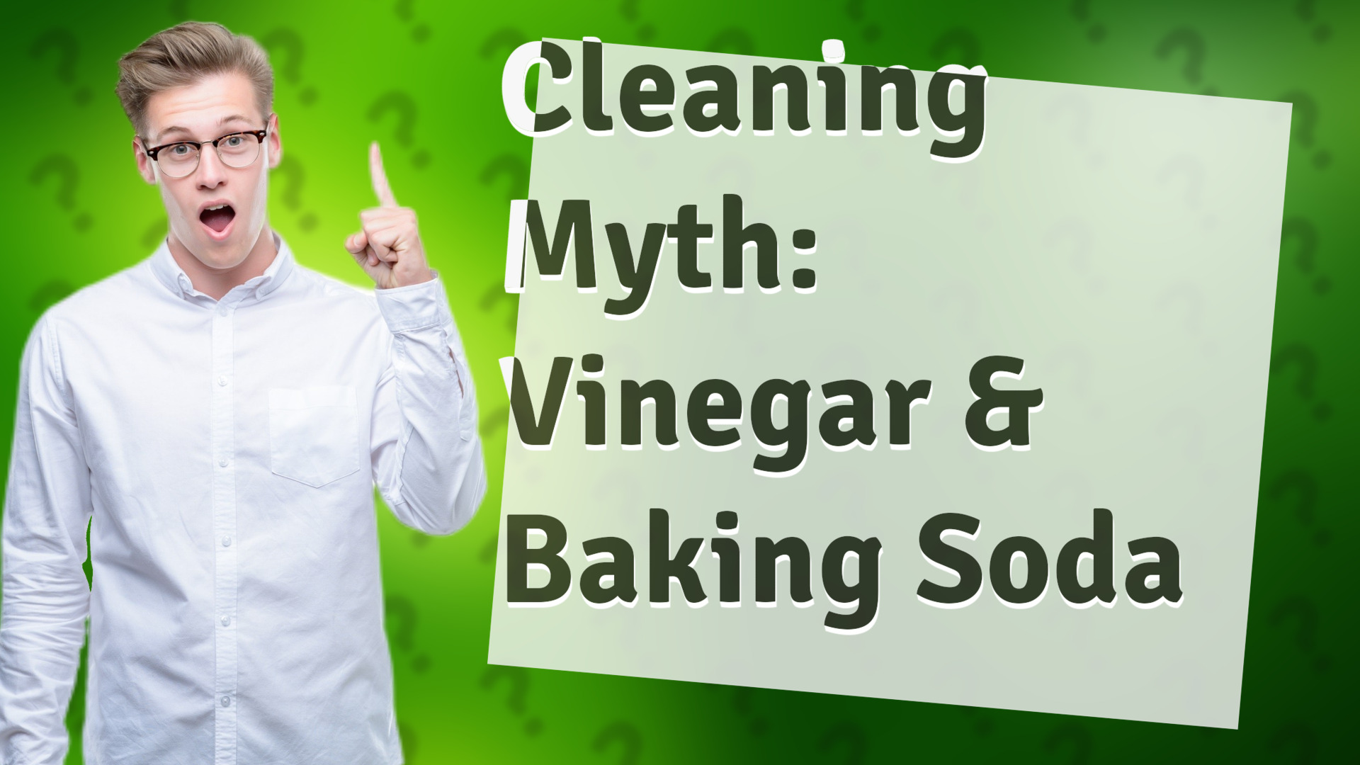 Cleaning Myth: Vinegar & Baking Soda