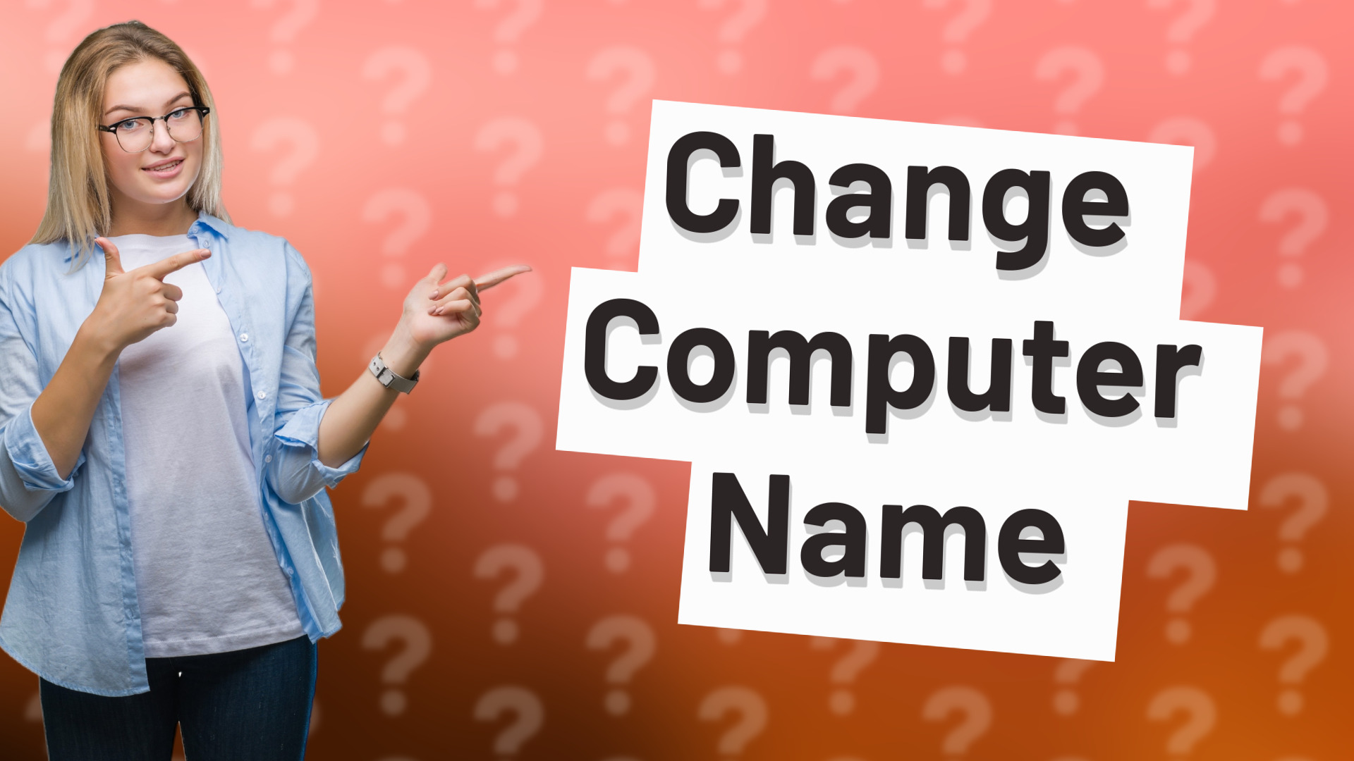 Change Computer Name