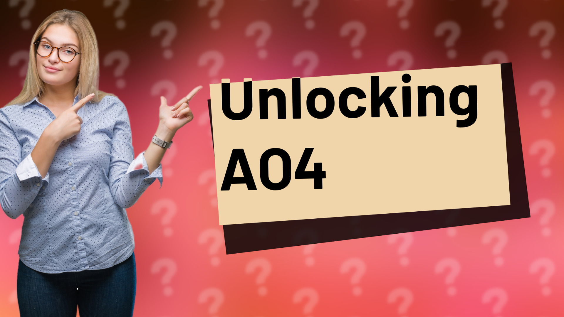 Unlocking AO4