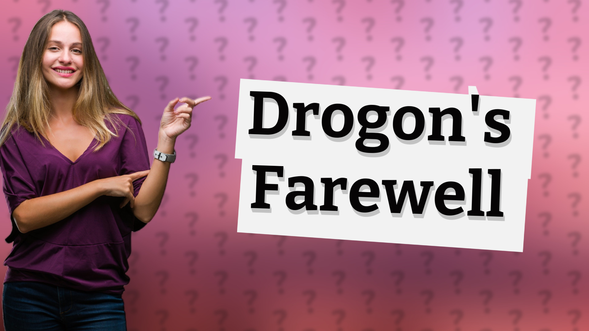 Drogon's Farewell