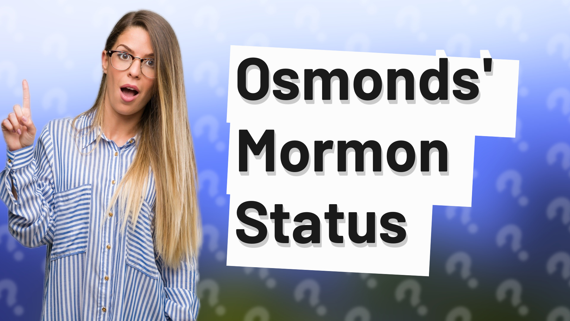 Osmonds' Mormon Status