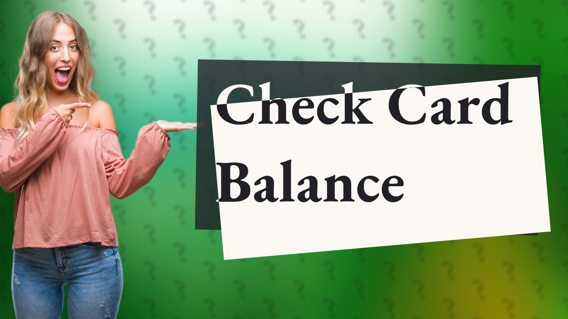 Check Card Balance