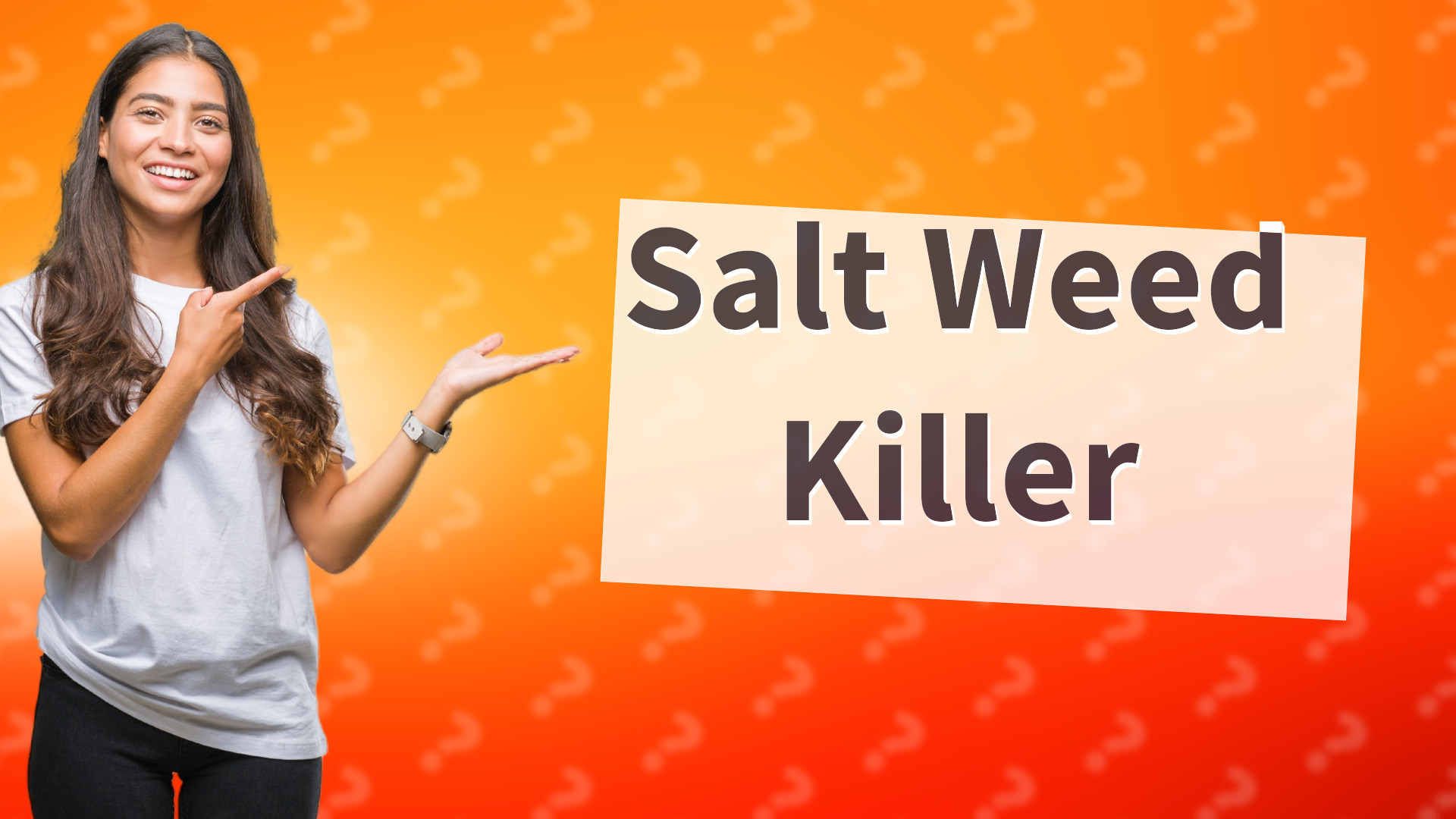 Salt Weed Killer