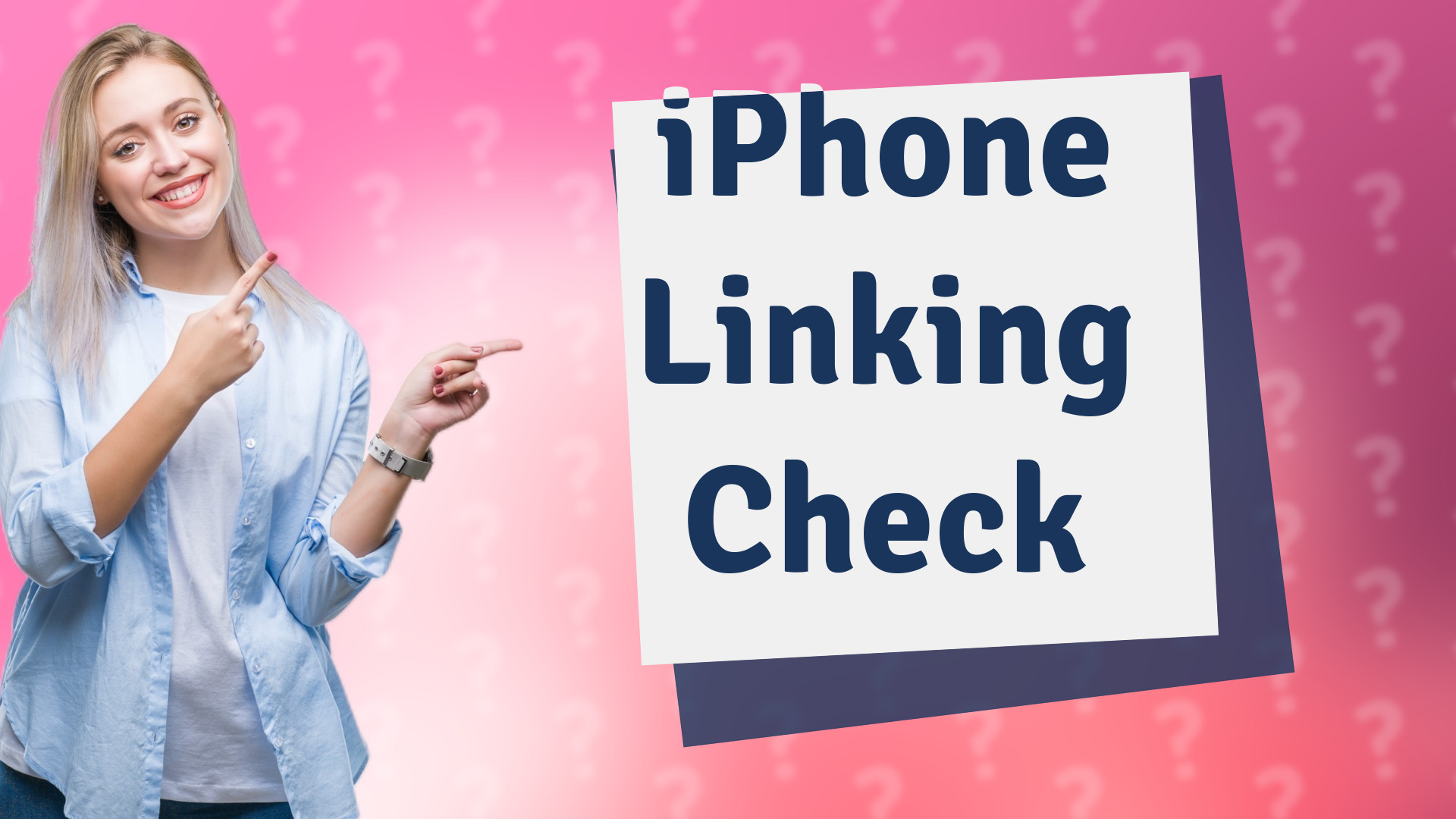 iPhone Linking Check