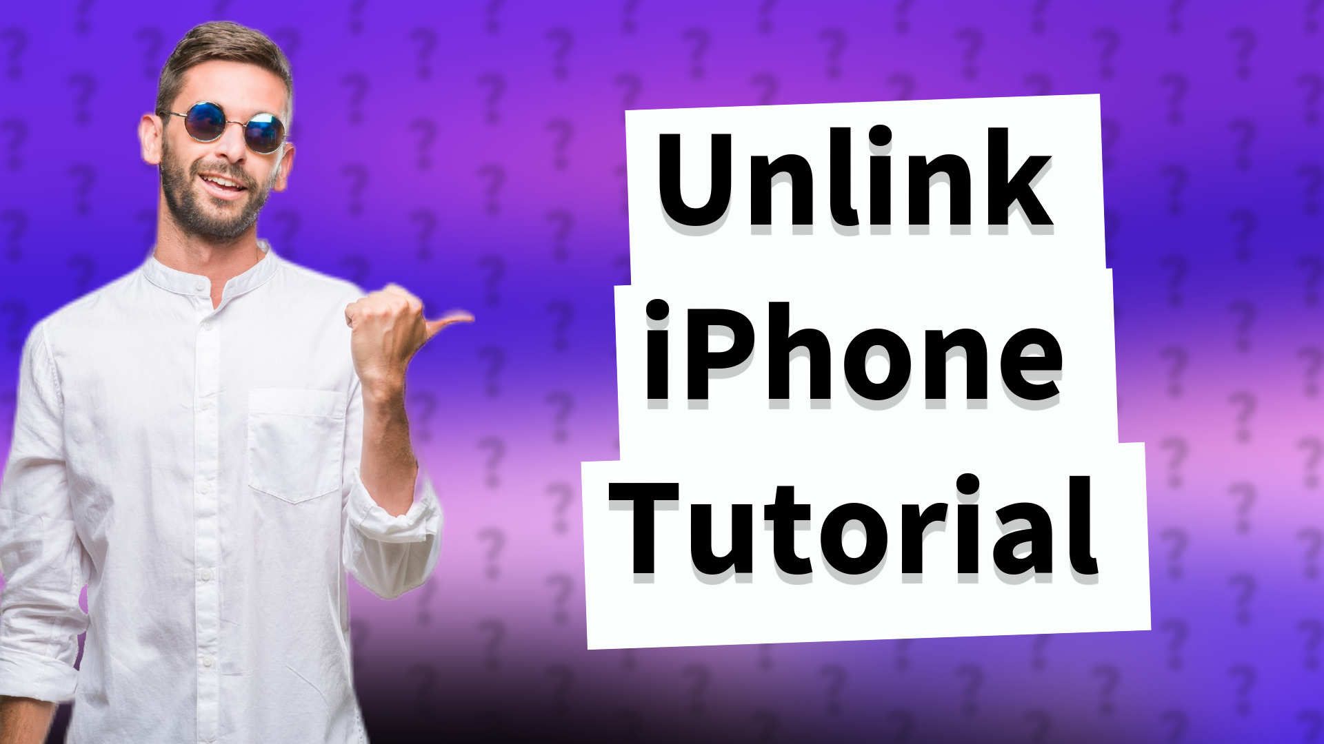 Unlink iPhone Tutorial
