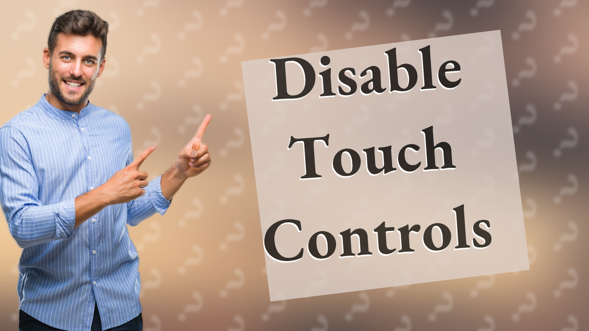 Disable Touch Controls