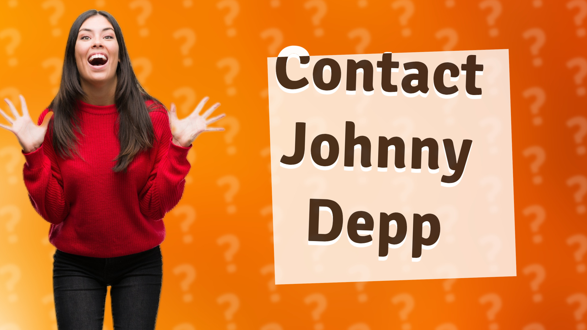 Contact Johnny Depp