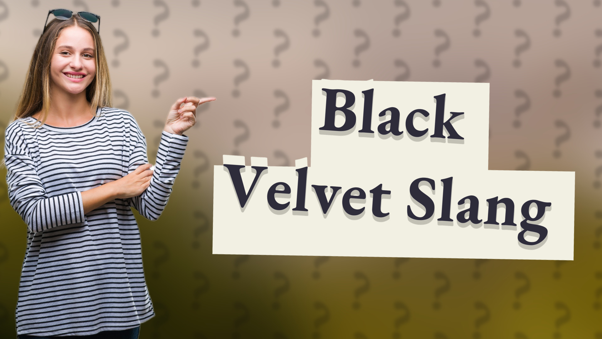 Black Velvet Slang