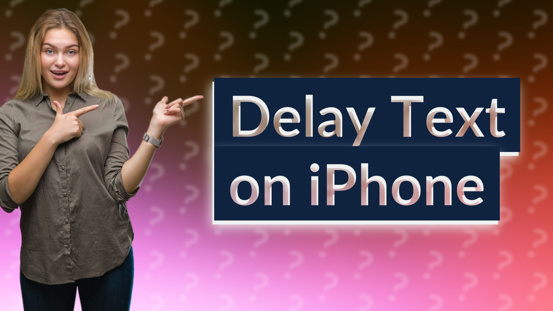 Delay Text on iPhone