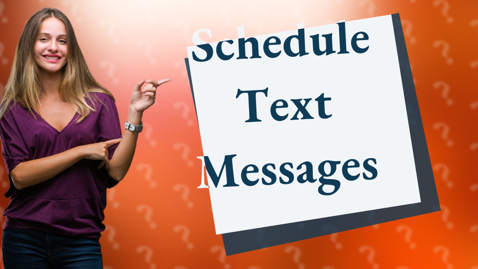Schedule Text Messages